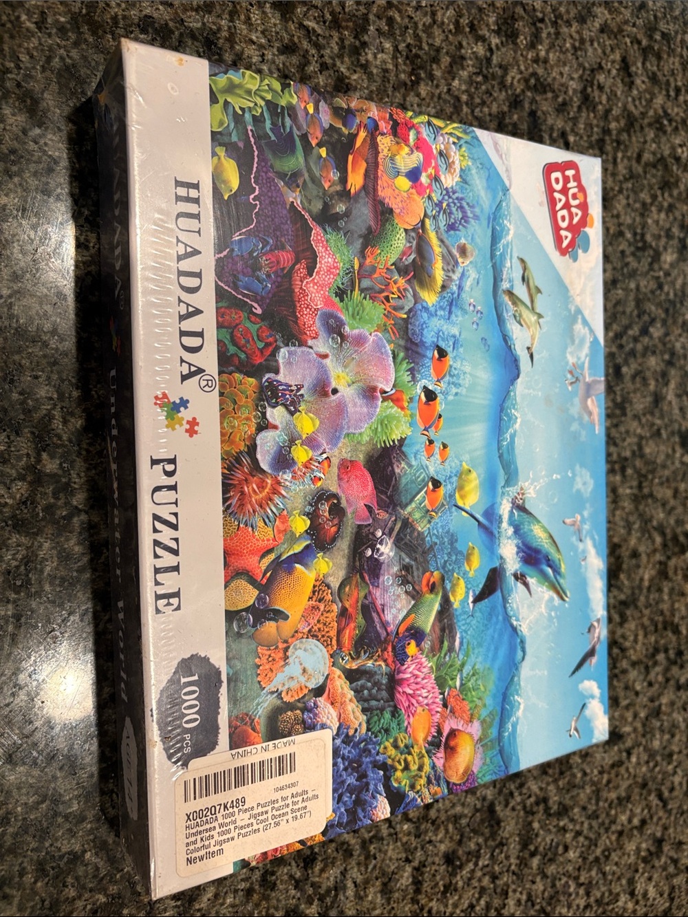 Ocean Reef 1000-Piece Puzzle - Colorful Blue Multicolor Coral Scene
